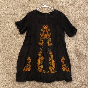 Free People Embroidered Dress
